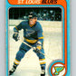 1979-80 O-Pee-Chee #57 Larry Patey NHL  Blues 10207