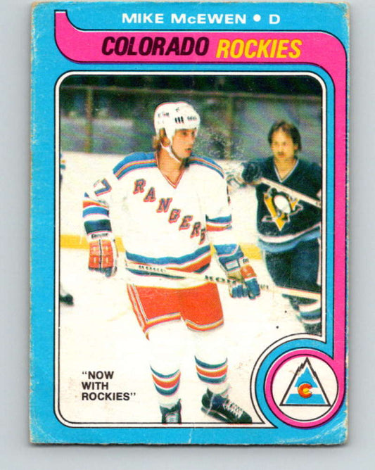 1979-80 O-Pee-Chee #66 Mike McEwen NHL  Rockies 10217