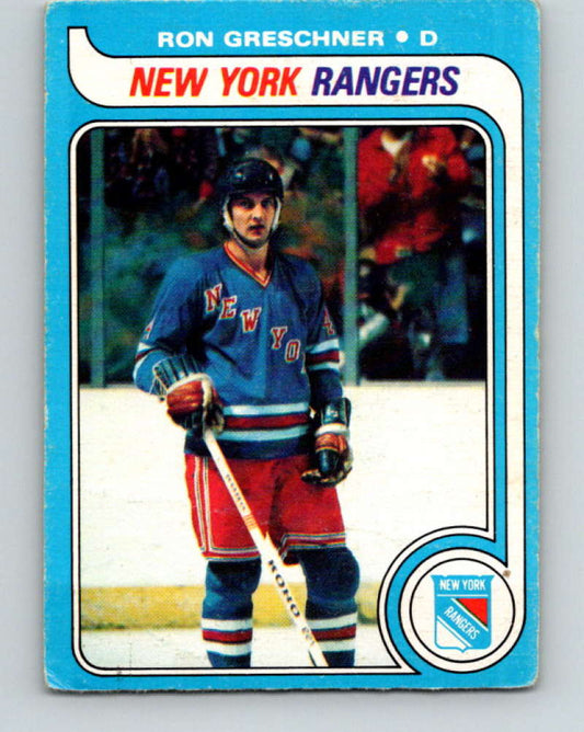 1979-80 O-Pee-Chee #78 Ron Greschner NHL  NY Rangers 10232