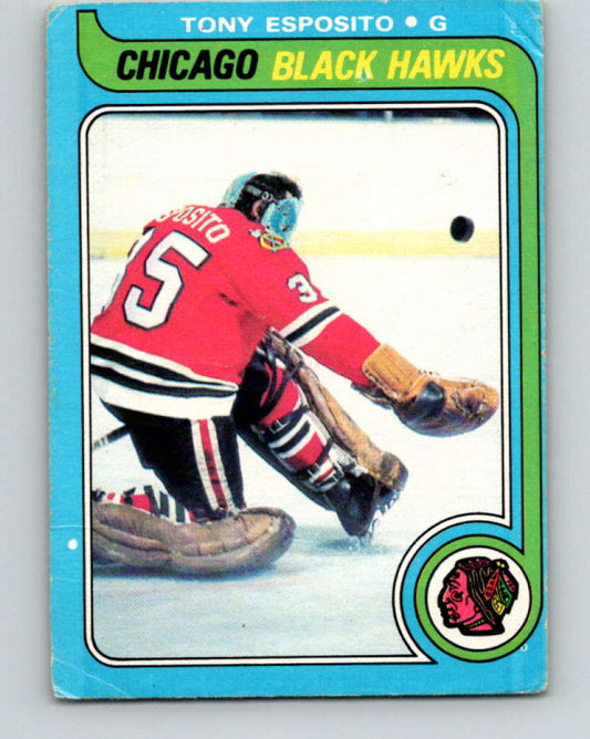 1979-80 O-Pee-Chee #80 Tony Esposito NHL  Blackhawks 10234