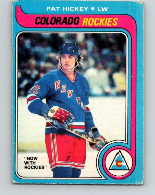 1979-80 O-Pee-Chee #86 Pat Hickey NHL  Rockies 10244