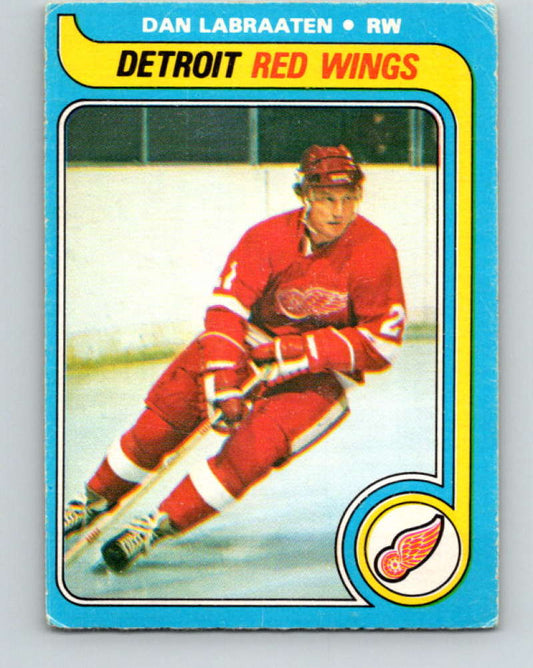 1979-80 O-Pee-Chee #92 Dan Labraaten NHL  Red Wings 10252