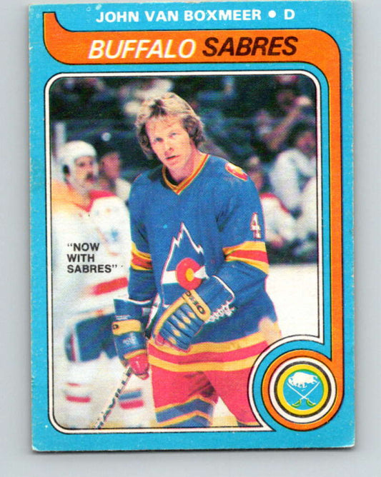 1979-80 O-Pee-Chee #96 John Van Boxmeer NHL  Sabres 10256