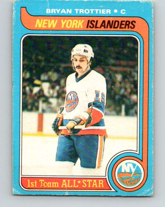 1979-80 O-Pee-Chee #100 Bryan Trottier NHL  NY Islanders AS 10261
