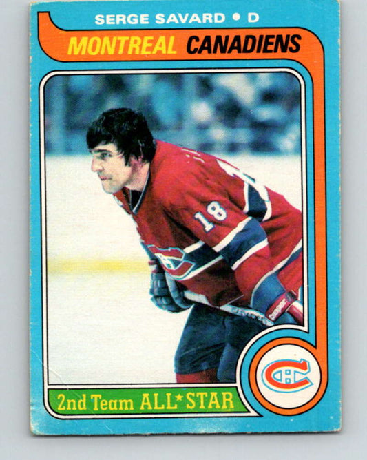 1979-80 O-Pee-Chee #101 Serge Savard NHL  Canadiens AS 10262
