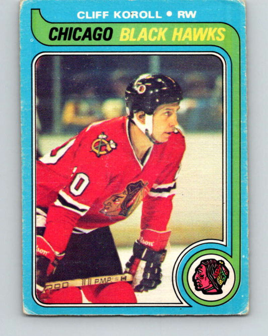 1979-80 O-Pee-Chee #102 Cliff Koroll NHL  Blackhawks 10263