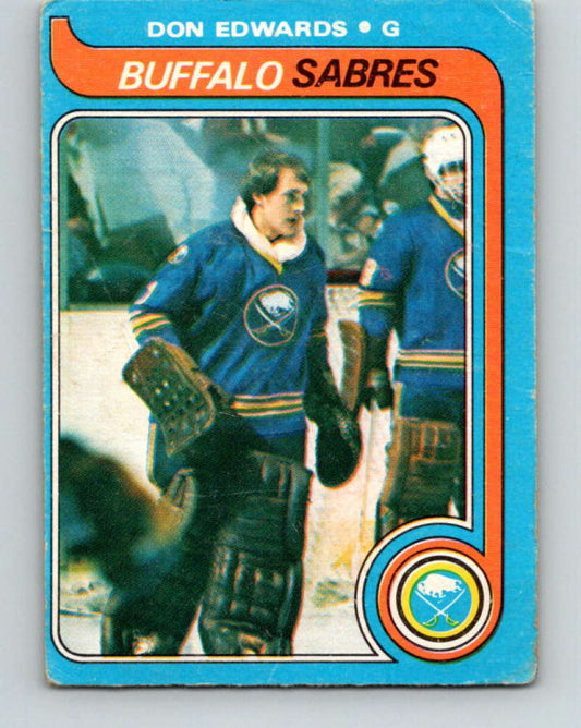 1979-80 O-Pee-Chee #105 Don Edwards NHL  Sabres 10266