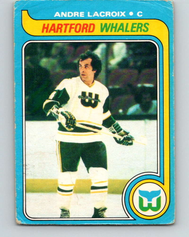1979-80 O-Pee-Chee #107 Andre Lacroix NHL  Whalers 10268