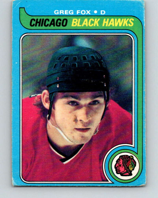 1979-80 O-Pee-Chee #116 Greg Fox NHL  RC Rookie Blackhawks 10279