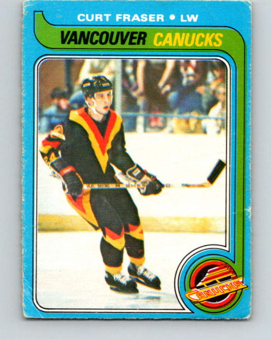 1979-80 O-Pee-Chee #117 Curt Fraser NHL  RC Rookie Canucks 10280
