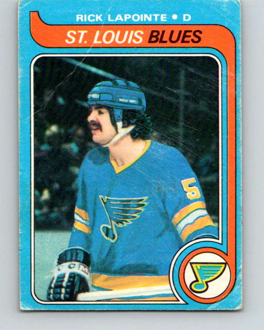 1979-80 O-Pee-Chee #121 Rick Lapointe NHL  Blues 10287