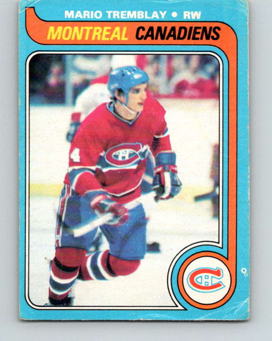 1979-80 O-Pee-Chee #123 Mario Tremblay NHL  Canadiens 10289