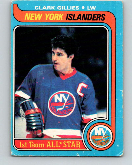 1979-80 O-Pee-Chee #130 Clark Gillies NHL  NY Islanders AS 10296