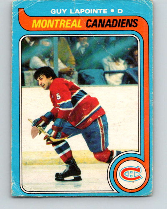 1979-80 O-Pee-Chee #135 Guy Lapointe NHL  Canadiens 10305
