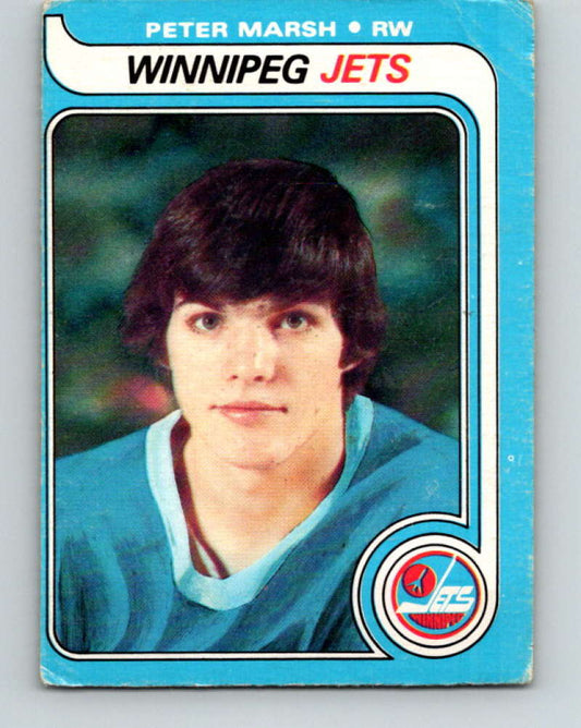 1979-80 O-Pee-Chee #147 Peter Marsh NHL  RC Rookie Winn Jets 10319