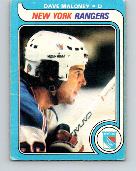 1979-80 O-Pee-Chee #159 Dave Maloney NHL  NY Rangers 10334