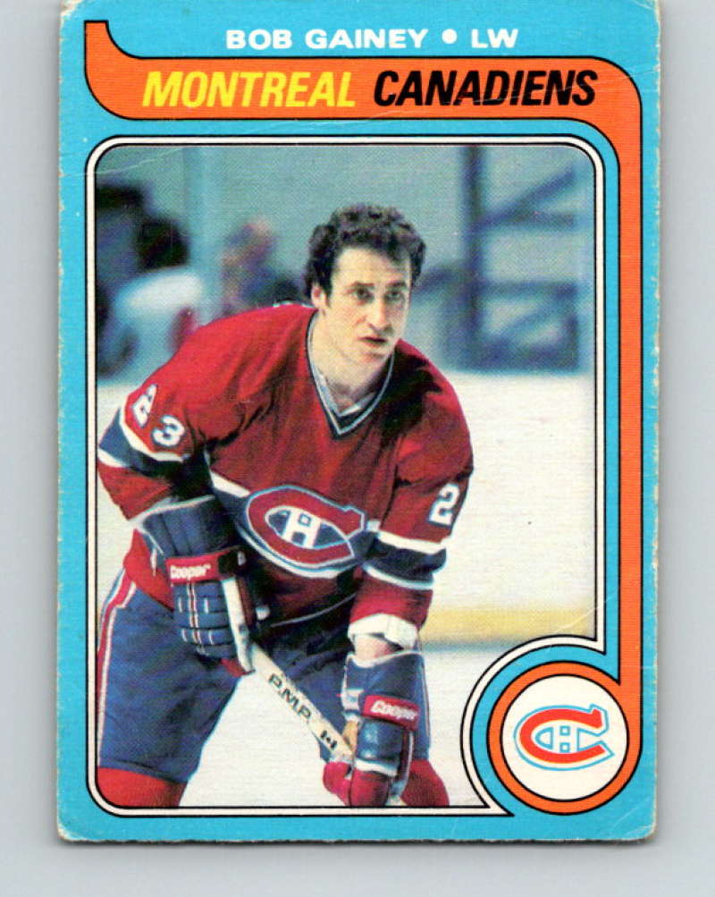 1979-80 O-Pee-Chee #170 Bob Gainey NHL  Canadiens 10346