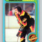 1979-80 O-Pee-Chee #186 Harold Snepsts NHL  Canucks 10369