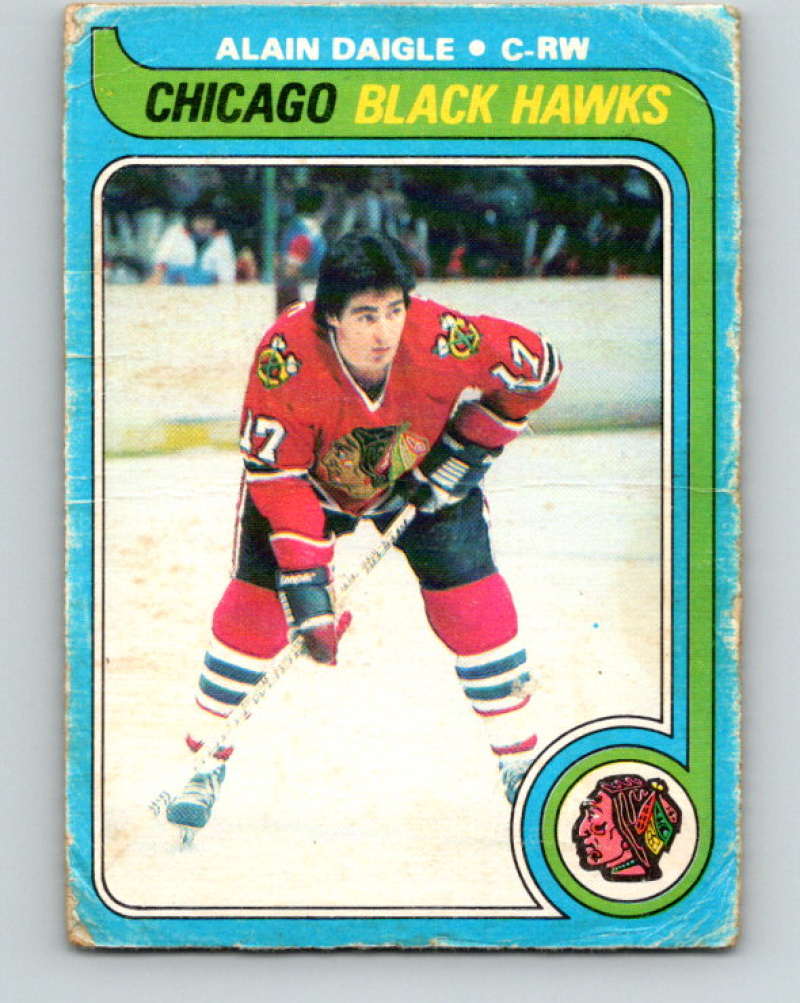 1979-80 O-Pee-Chee #227 Alain Daigle NHL  Blackhawks 10427