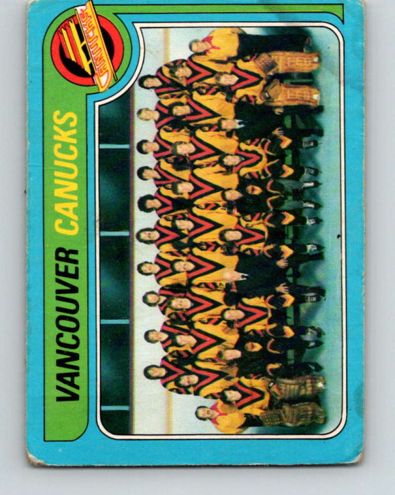 1979-80 O-Pee-Chee #259 Canucks Team NHL  Canucks CL 10469