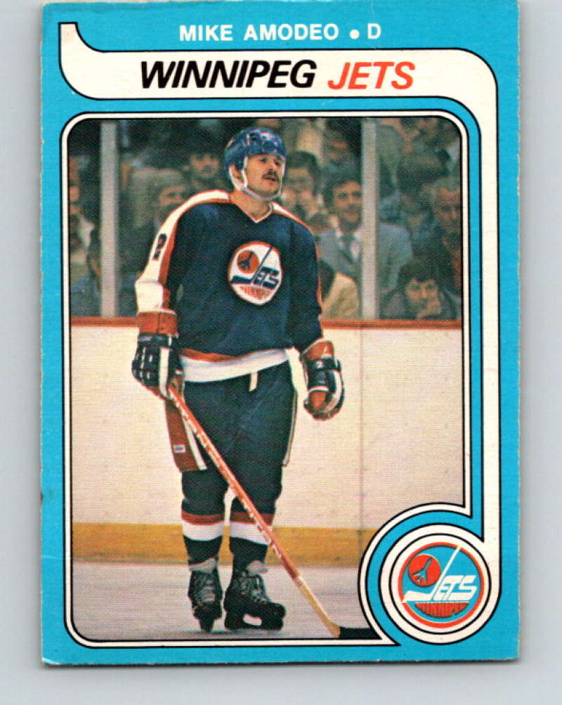 1979-80 O-Pee-Chee #268 Mike Amodeo NHL  Winn Jets 10483