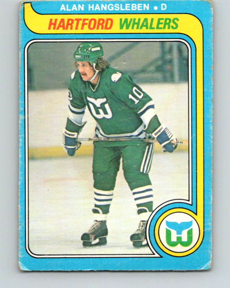 1979-80 O-Pee-Chee #307 Alan Hangsleben RC Rookie Whalers 10534