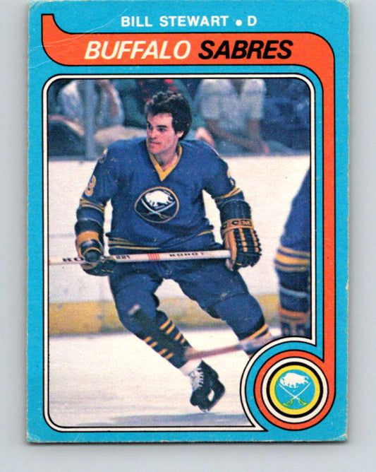 1979-80 O-Pee-Chee #313 Bill Stewart NHL  RC Rookie Sabres 10545 Image 1