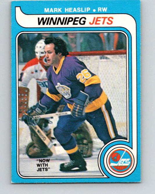 1979-80 O-Pee-Chee #320 Mark Heaslip NHL  Winn Jets 10558