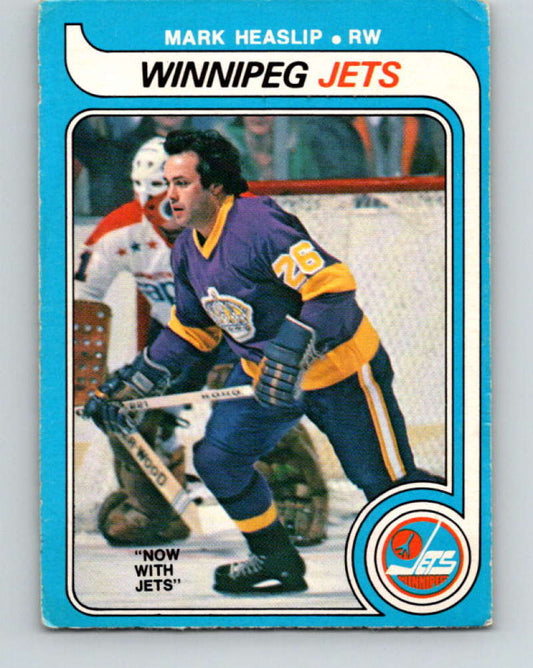 1979-80 O-Pee-Chee #320 Mark Heaslip NHL  Winn Jets 10559
