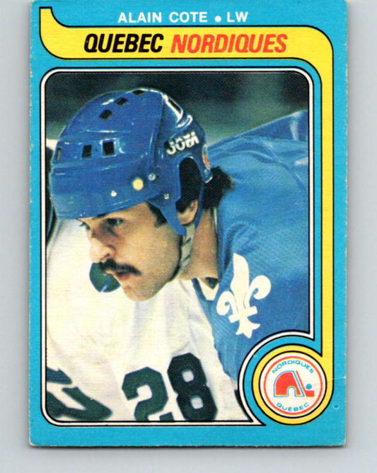 1979-80 O-Pee-Chee #324 Alain Cote NHL  RC Rookie Nordiques 10563