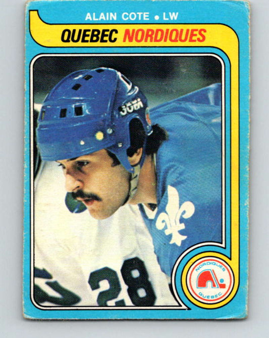 1979-80 O-Pee-Chee #324 Alain Cote NHL  RC Rookie Nordiques 10564 Image 1