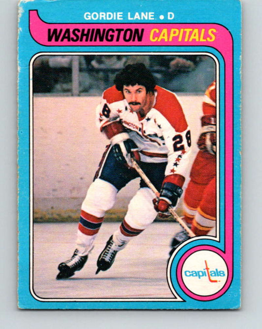 1979-80 O-Pee-Chee #325 Gord Lane NHL  Capitals 10567 Image 1