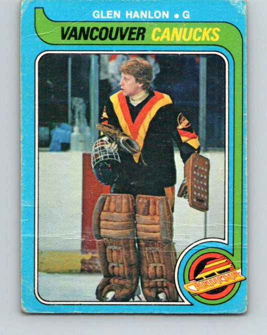 1979-80 O-Pee-Chee #337 Glen Hanlon NHL  RC Rookie Canucks 10583
