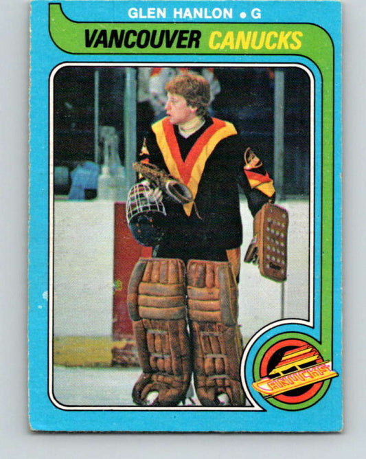 1979-80 O-Pee-Chee #337 Glen Hanlon NHL  RC Rookie Canucks 10584
