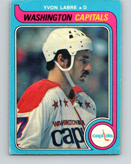 1979-80 O-Pee-Chee #343 Yvon Labre NHL  Capitals 10593 Image 1