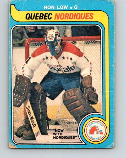 1979-80 O-Pee-Chee #348 Ron Low NHL  Nordiques 10601