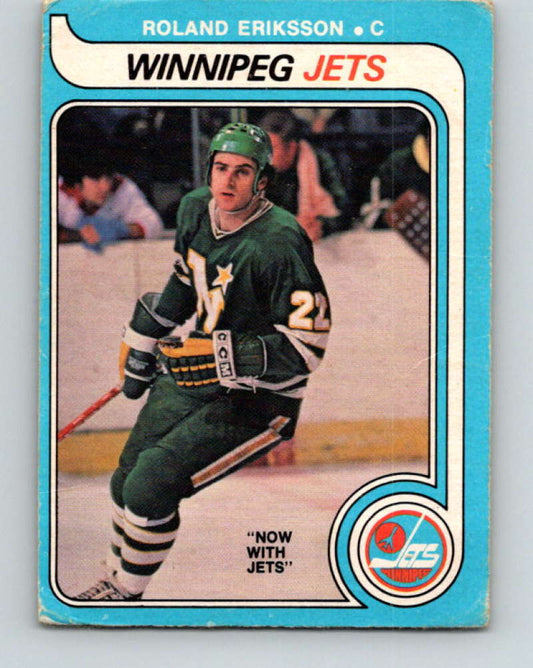 1979-80 O-Pee-Chee #350 Roland Eriksson NHL  Winn Jets 10603 Image 1
