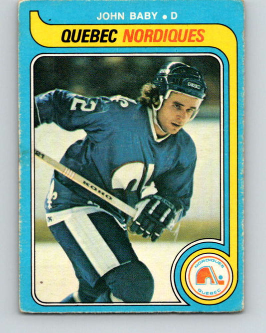 1979-80 O-Pee-Chee #357 John Baby NHL  Nordiques 10613 Image 1