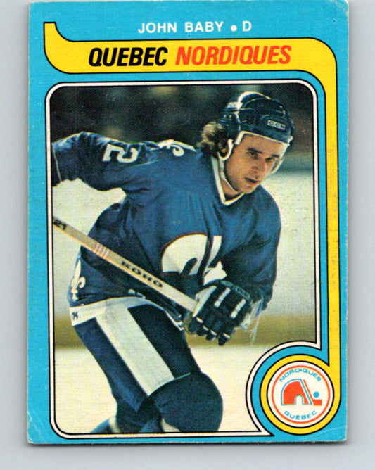 1979-80 O-Pee-Chee #357 John Baby NHL  Nordiques 10614 Image 1