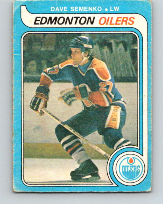 1979-80 O-Pee-Chee #371 Dave Semenko NHL  RC Rookie Oilers 10630