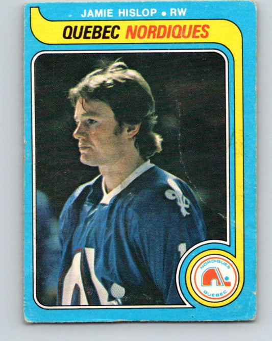 1979-80 O-Pee-Chee #380 Jamie Hislop NHL  RC Rookie Nordiques 10644 Image 1