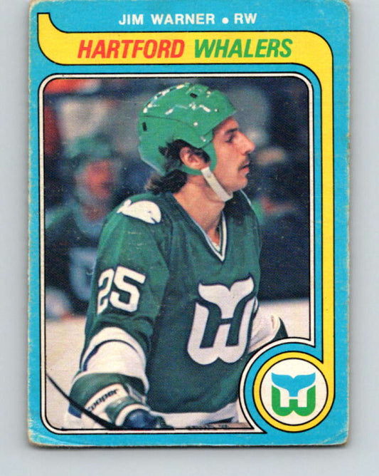 1979-80 O-Pee-Chee #384 Jim Warner NHL  RC Rookie Whalers 10650