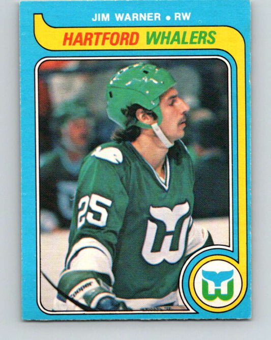 1979-80 O-Pee-Chee #384 Jim Warner NHL  RC Rookie Whalers 10651