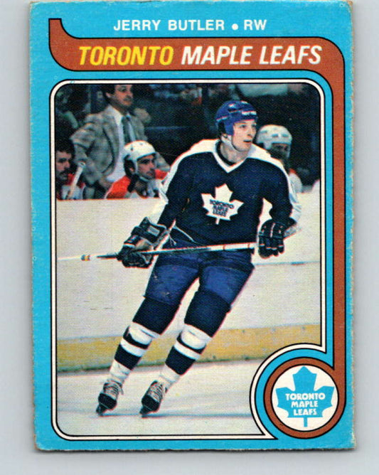 1979-80 O-Pee-Chee #393 Jerry Butler NHL  Maple Leafs 10662 Image 1