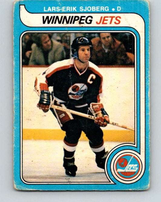 1979-80 O-Pee-Chee #396 Lars-Erik Sjoberg NHL  Winn Jets 10668 Image 1