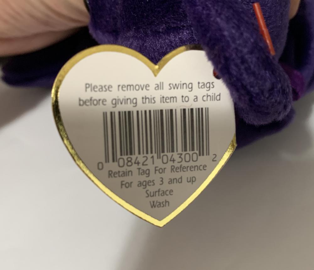 1997 Princess Diana Memorial TY Beanie Baby Mint with Tag *Retired Image 4