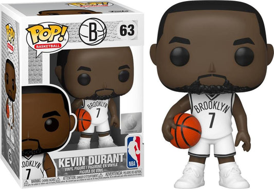 Funko Pop - 63 NBA Basketball - Kevin Durant Brooklyn Nets Vinyl Figure