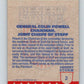 1991 Topps Desert Storm #2 Colin Powell Mint  Image 2