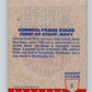 1991 Topps Desert Storm #6 Admiral Frank Kelso Mint  Image 2