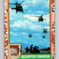 1991 Topps Desert Storm #15 Helicopter Formation Mint  Image 1